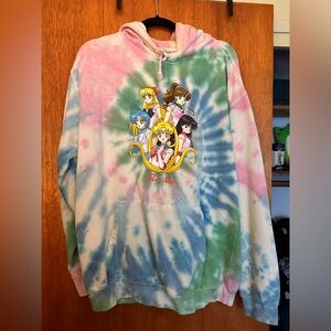 Primitive Skate Sailor Moon Tie Dye Hoodie